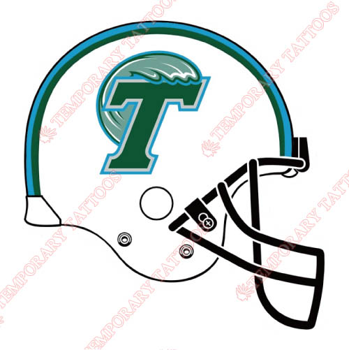 Tulane Green Wave Customize Temporary Tattoos Stickers NO.6614